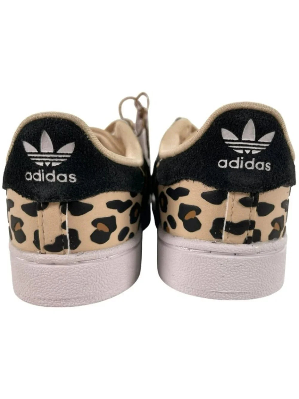 Adidas Superstar II Infant CF EL Shoes Cute Leopard Print Sporty Size 8K NEW